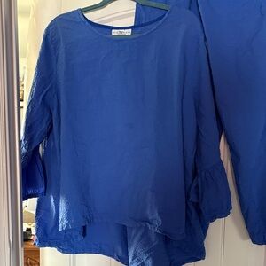 Bryn Walker Royal Blue set (top and bottom)